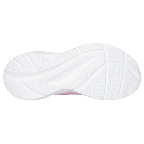 Skechers Bungee And Strap Sparkle Mesh Printed Upper W/ Midsole Paint Skechers Bungee And Strap Sparkle Mesh Printed Upper W/ Midsole Paint